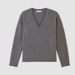 NWOT Everlane Cashmere V Neck Relaxed Sweater XS oversized